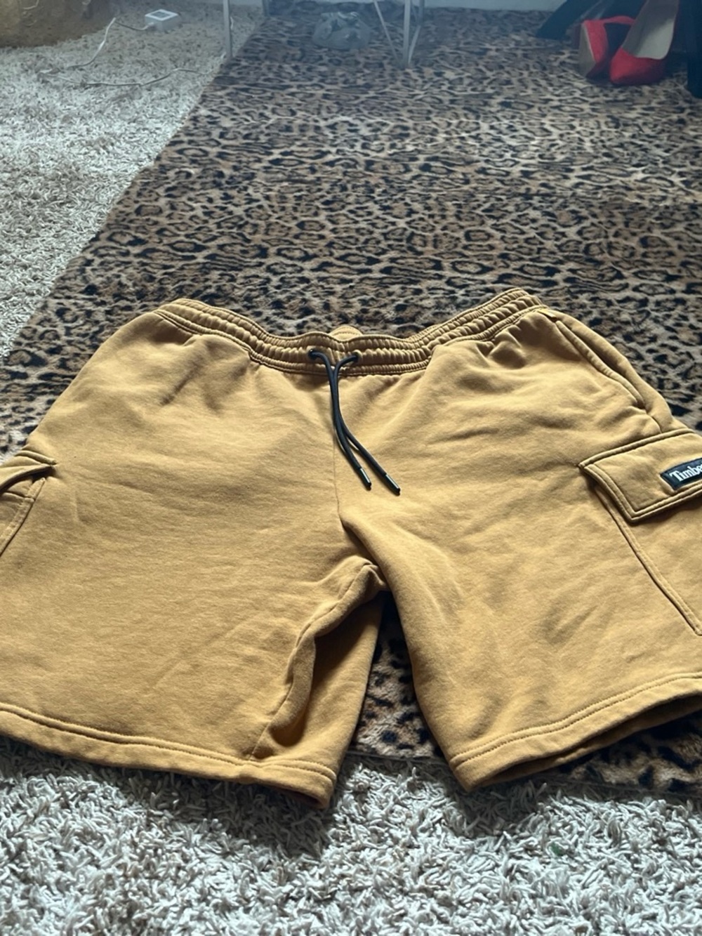 Timberland Men’s Caramel Cargo Sweat Shorts